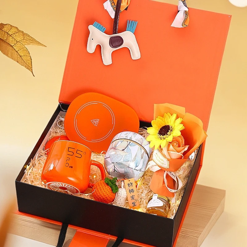 三八节礼物送员工实用伴手礼花茶保温杯礼盒杯子套装创意生日礼物