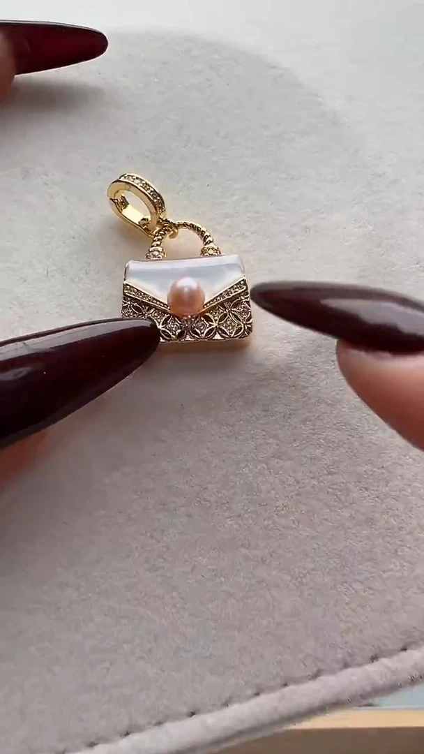 吊坠(不含链)钛钢淡水珍珠永丽珍珠严选