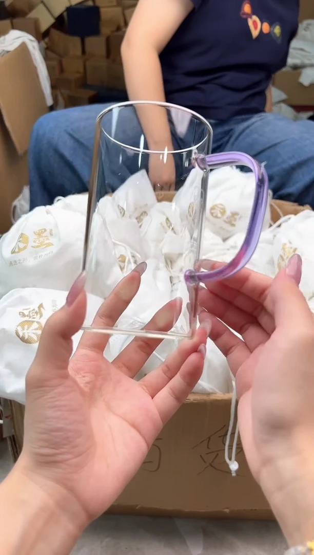 禾墨绿茶杯子浅紫色