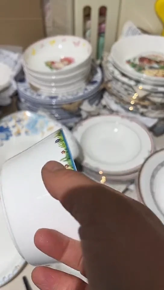 瓷东洋5碗4只装隆达骨瓷