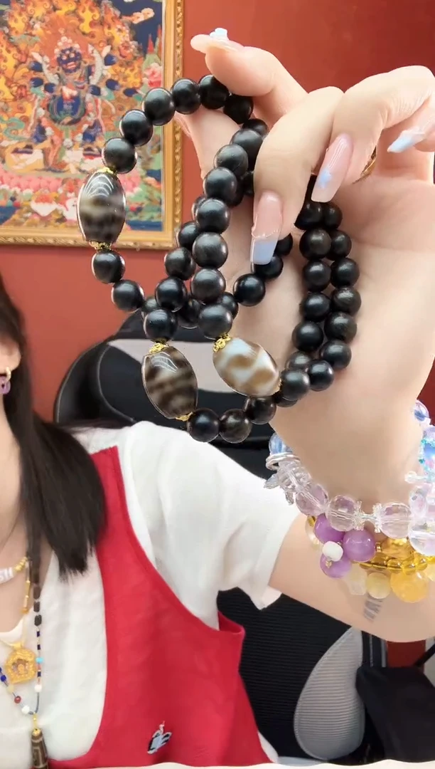 玛瑙/玉髓手串未镶嵌达洛珠珠香香手串多样性发一