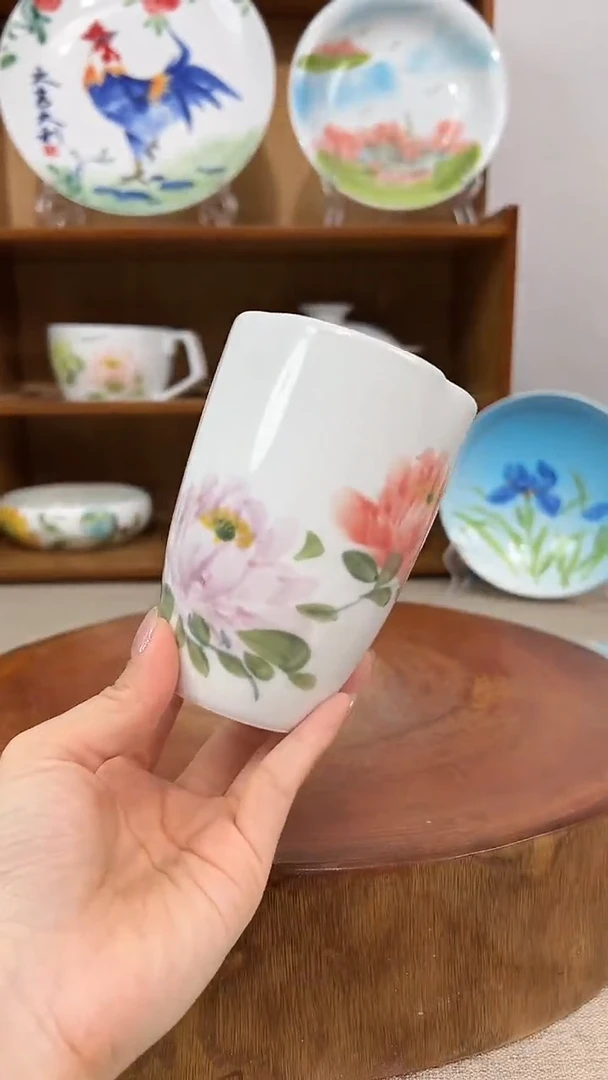 摆件景德镇手工手绘陶瓷