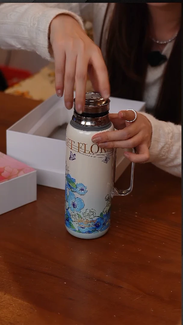 陶185焖烧壶蓝色------