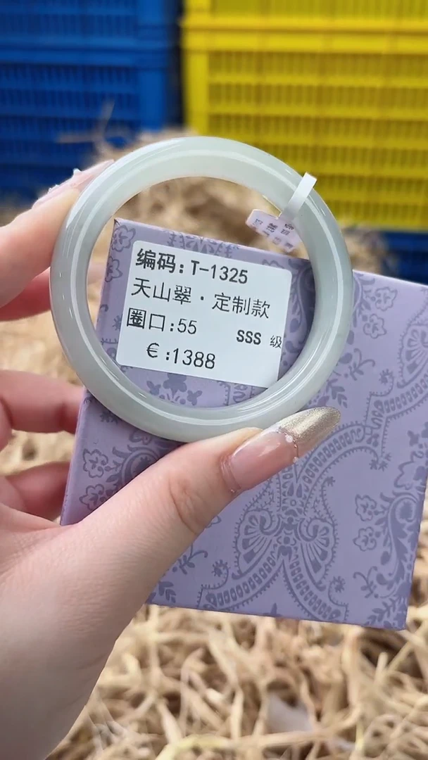 未镶嵌手镯石英质玉T-1325