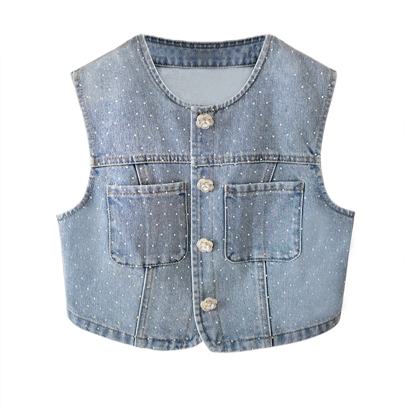 【丁姐宠粉专享】璀璨星空牛仔马甲BR15168176