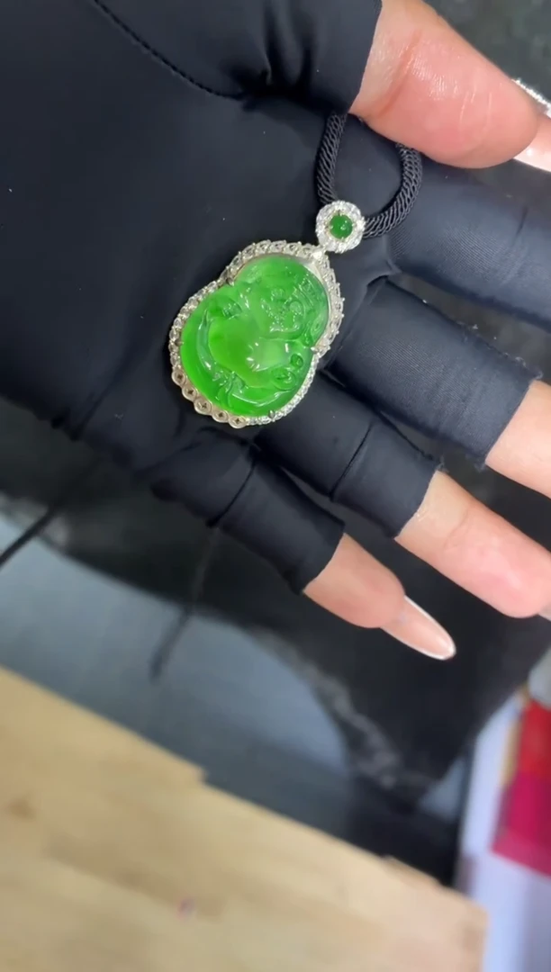 银S925镶嵌定制翡翠64定制翡翠-多样性发货（发其一）