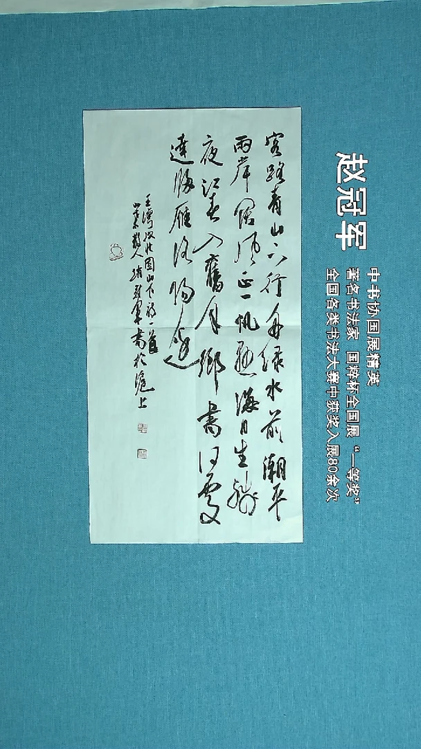 【闪购商品】书法046 上海赵冠军中书协69*34