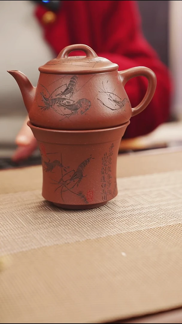 原矿底槽清心游万仞紫砂壶32