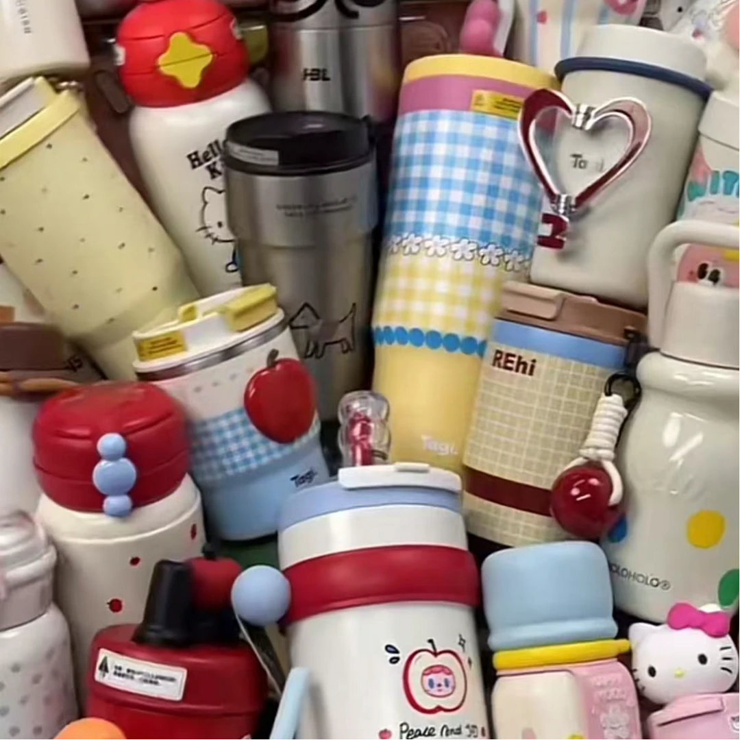 水杯流行可爱学生品牌多功能大容量防摔加厚