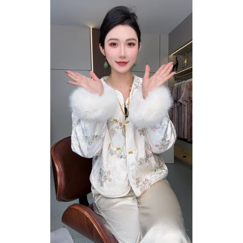 0200-常熟新中式冬季新款气质百搭加厚国风女士外套