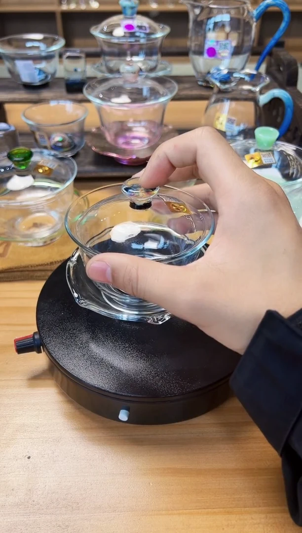 【闪购商品】清悦盖碗荷叶盖碗