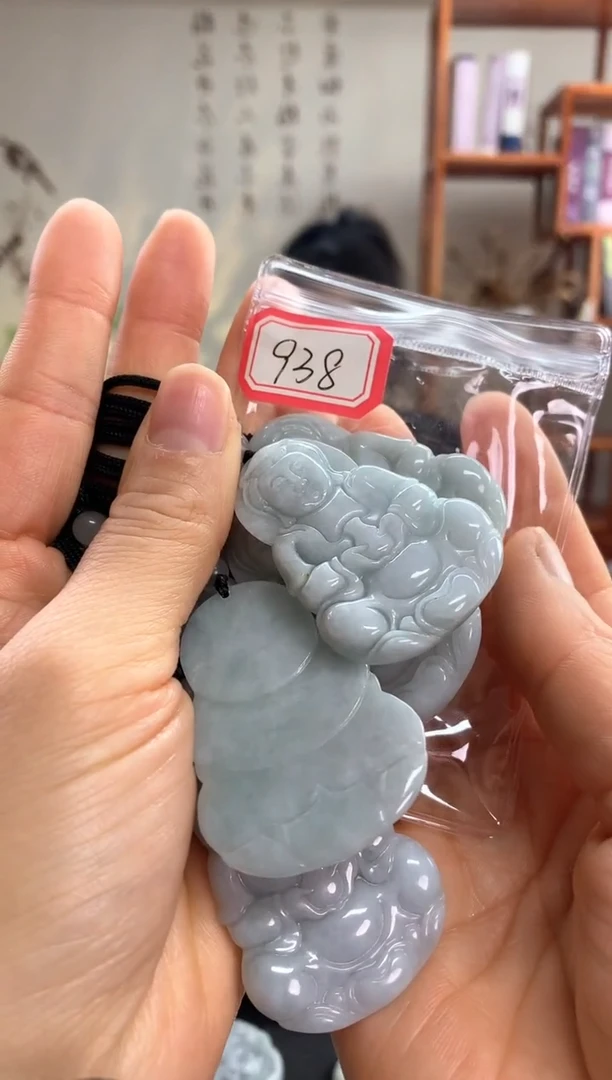 【闪购商品】翡翠颈饰未镶嵌79.9观音 938多样性发一件