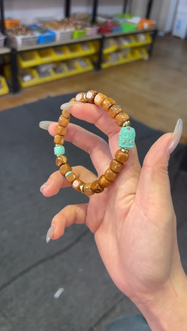 【闪购商品】库克吊坠  8mm库克六方磷镁松象神款