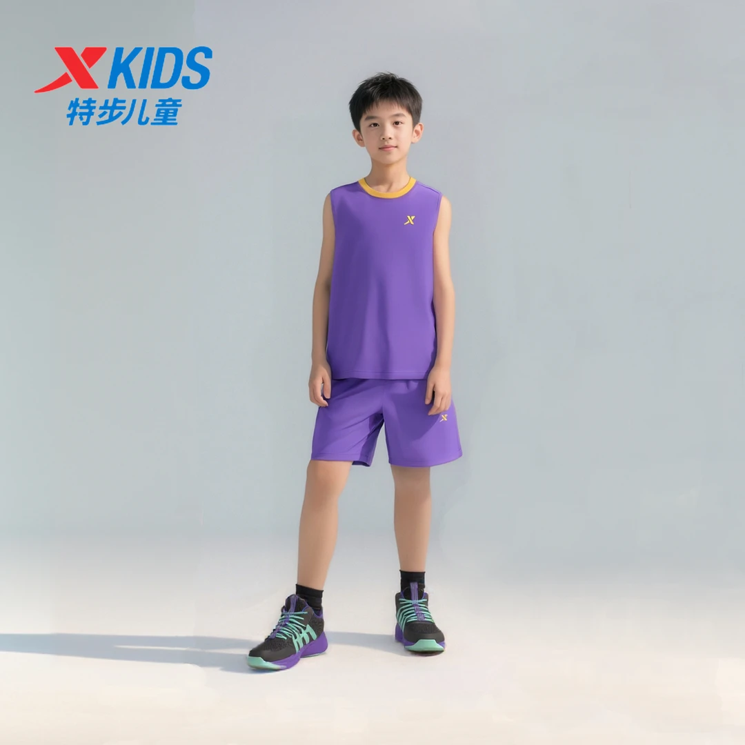 【清仓福利】特步儿童冬季篮球套装大童球服速干两件套675226389194