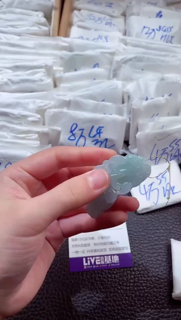 翡翠未镶嵌颈饰00003465