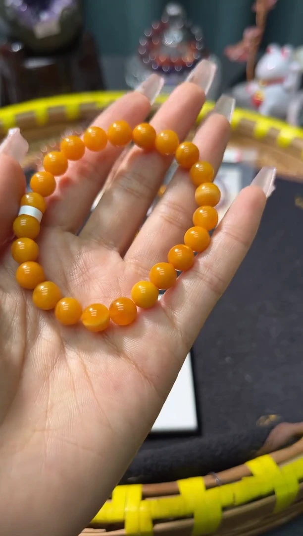 【闪购商品】蜜蜡手链未镶嵌154多样性发其一/8+