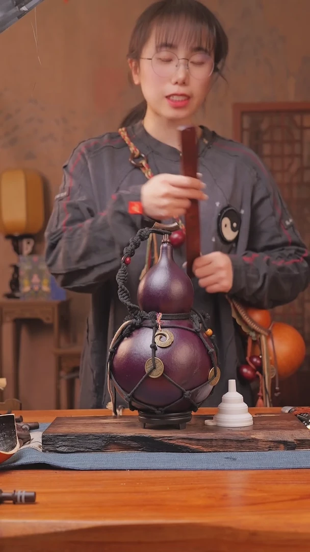886号链接精品大漆葫芦现货现发[一物一拍]