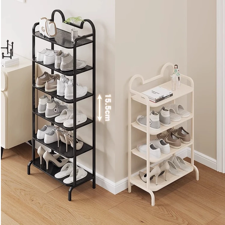 【免安装】鞋架家用门口多层靠墙不占空间简易网红鞋子奶油风入户