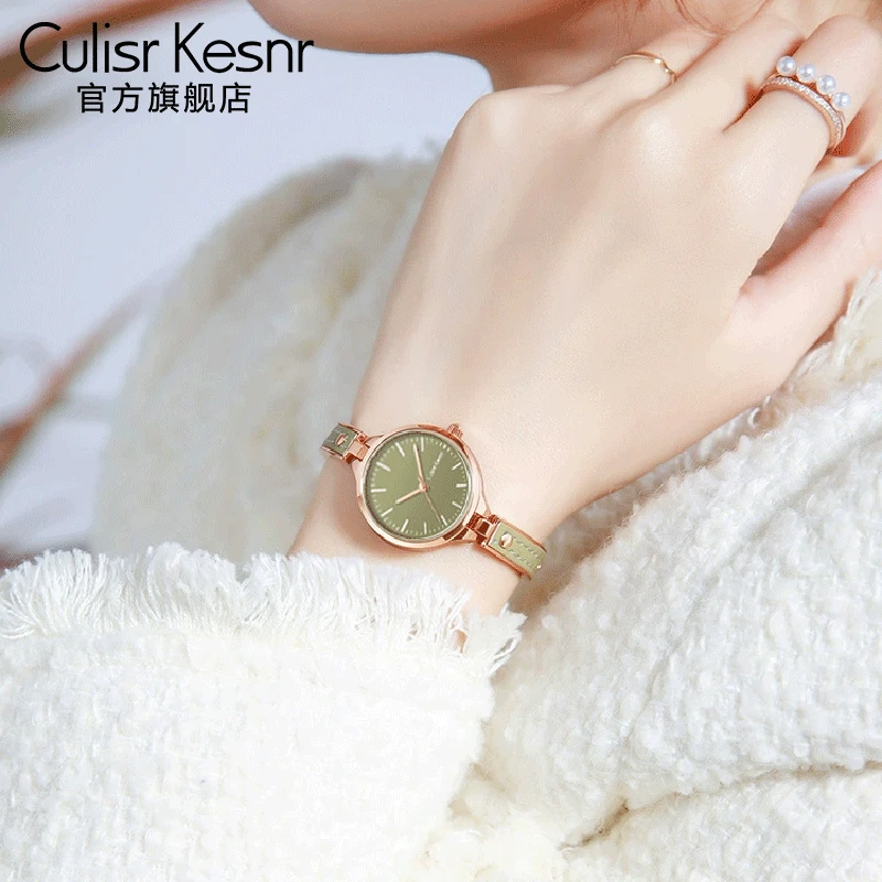 Culisr Kesnr【春日限定】正品薄荷曼波高颜值手表女款女士小众腕表