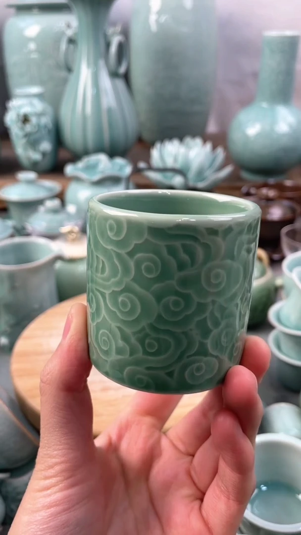 【闪购商品】福利款 慧仙青瓷 瓷器 主人杯