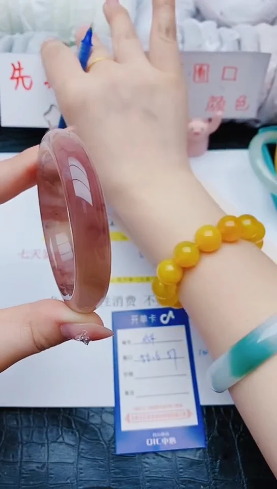 未镶嵌手镯石英质玉x154+56-57