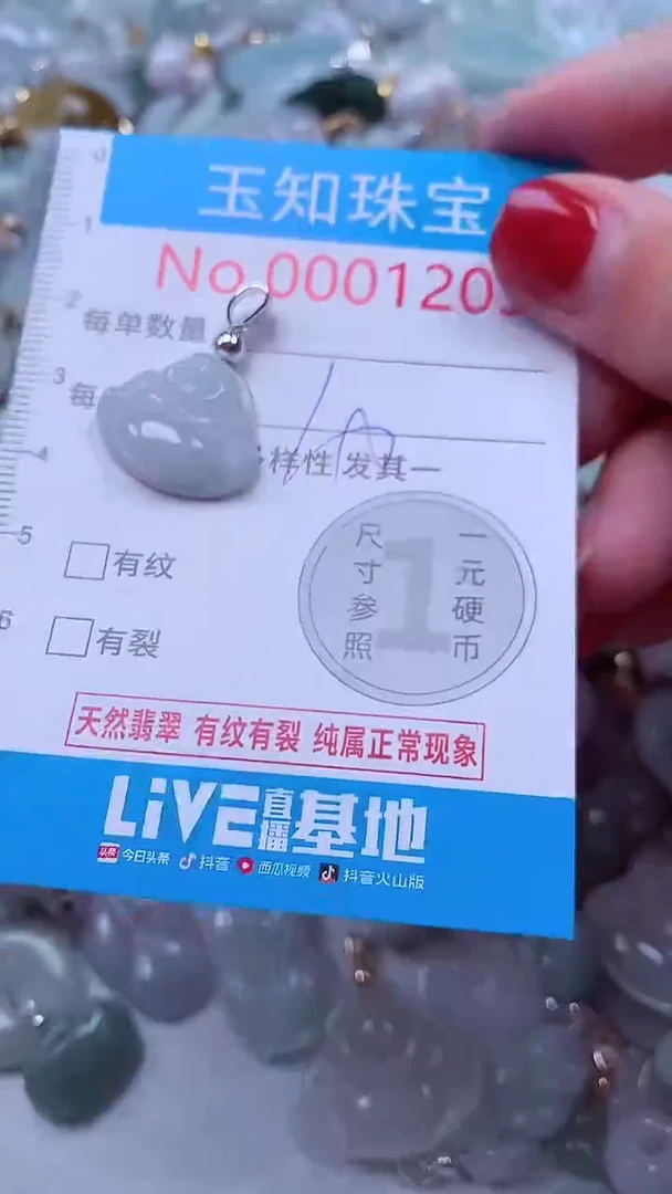 吊坠(不含链)未镶嵌翡翠1203