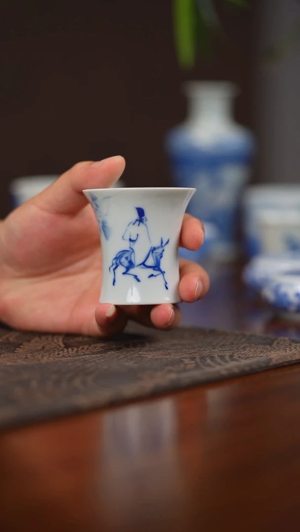 续真柴窑余金平老师合作出品骑驴单杯