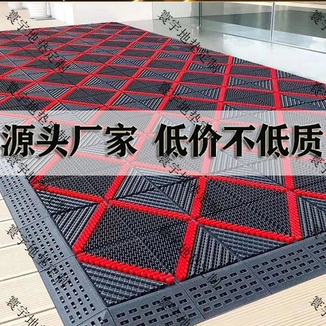 商用除尘地垫户外入户门脚垫门口防滑地毯酒店室外三合一拼接门垫