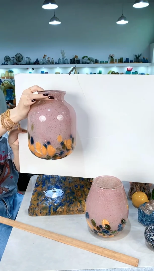 慕忆家手作琉璃花瓶