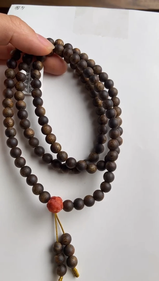 沉香手串绿奇楠0.7M多圈手串（多样性发其一）