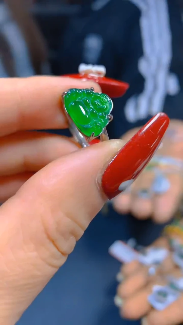 【闪购商品】翡翠戒指未镶嵌0531704027多样性发一