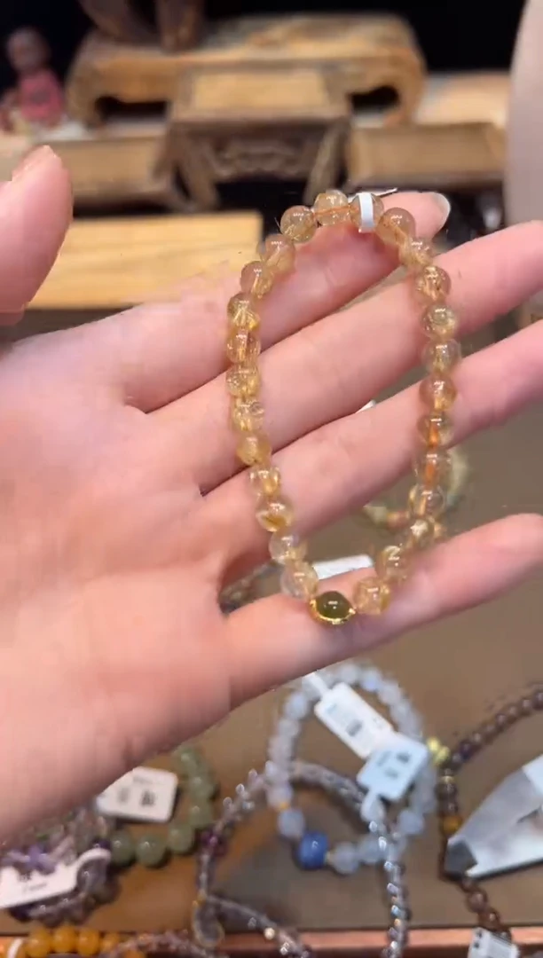 水晶手链未镶嵌手饰@@E6337