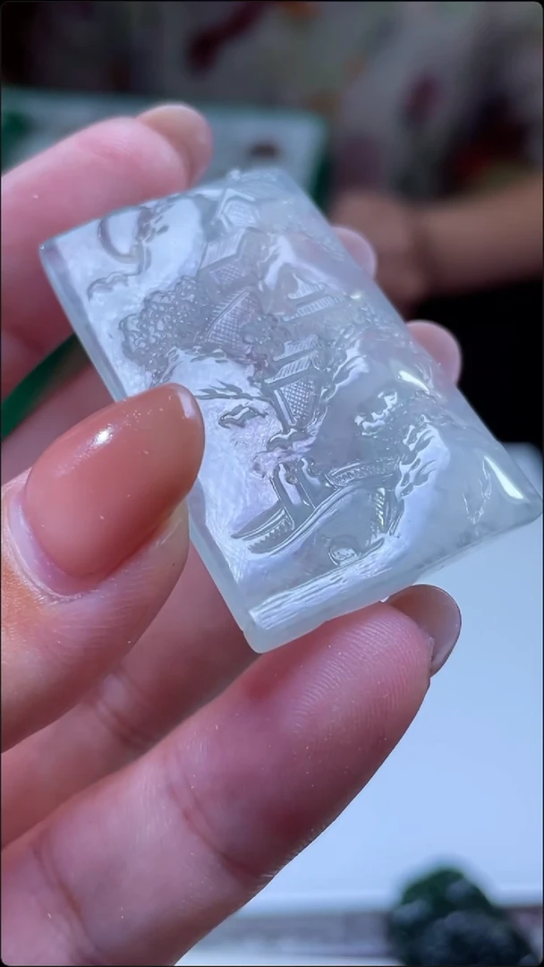 定制翡翠未镶嵌山水