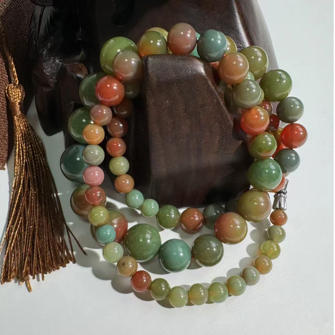 [水晶研究员]  天然绯红盐源塔链 Z11 多样性发其一