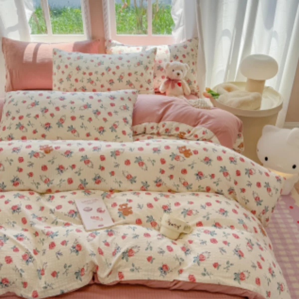 【欢寐家纺】  A类提花软糯亲肤四件套四季可用