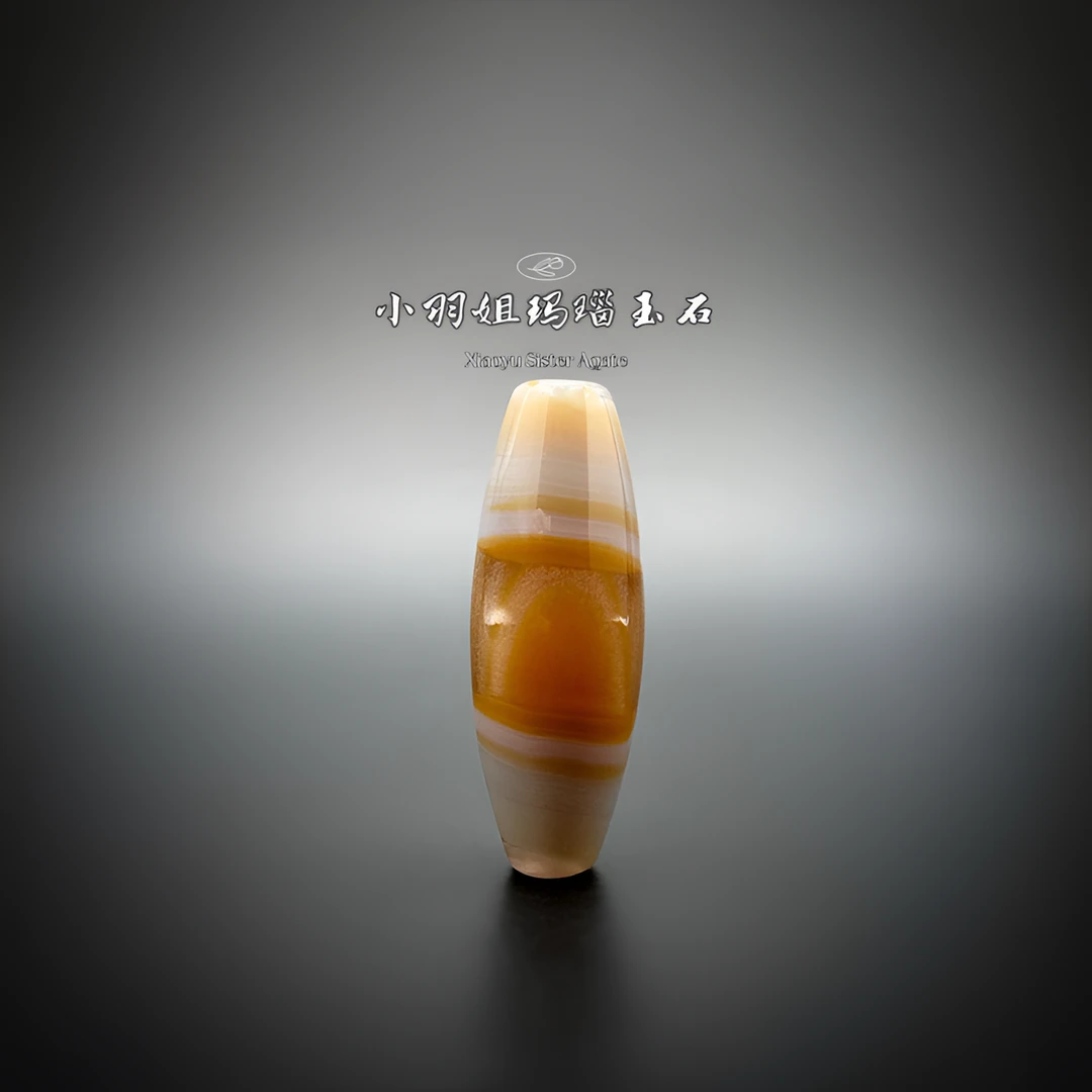 天然缠丝玛瑙双面靠山牙玛瑙锁骨链吊坠 尺寸 40*14