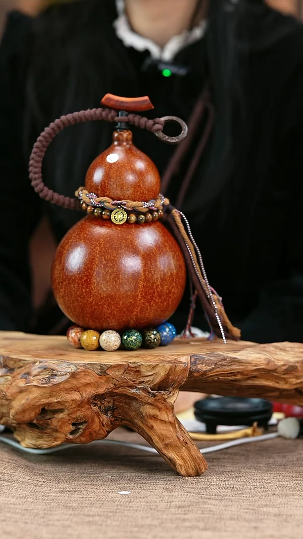 【闪购商品】437—光岳葫天然大漆酒葫芦不含漆珠