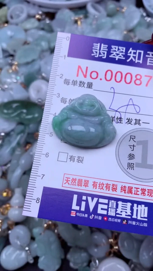 吊坠(不含链)未镶嵌翡翠8743