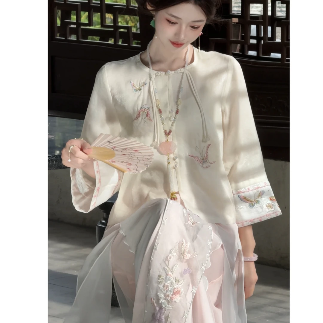 【婉婉定制】【浮世歌】刺绣小外套预CDX5WT1757A