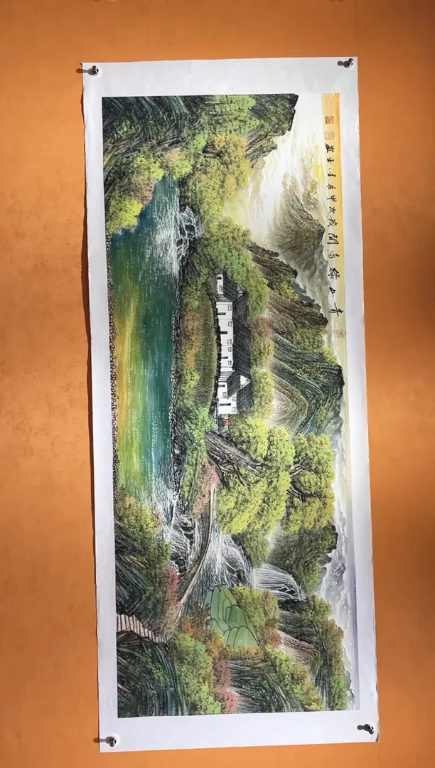 国画刘金玉教授亲笔手绘