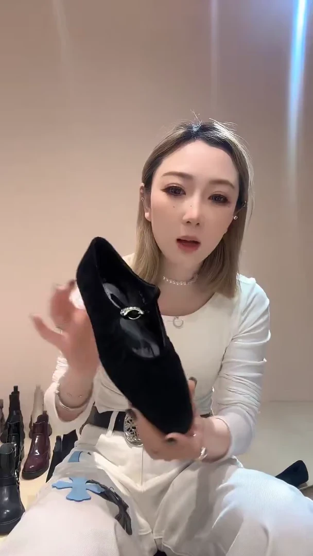 鱼嘴鞋2419-6黑色36码