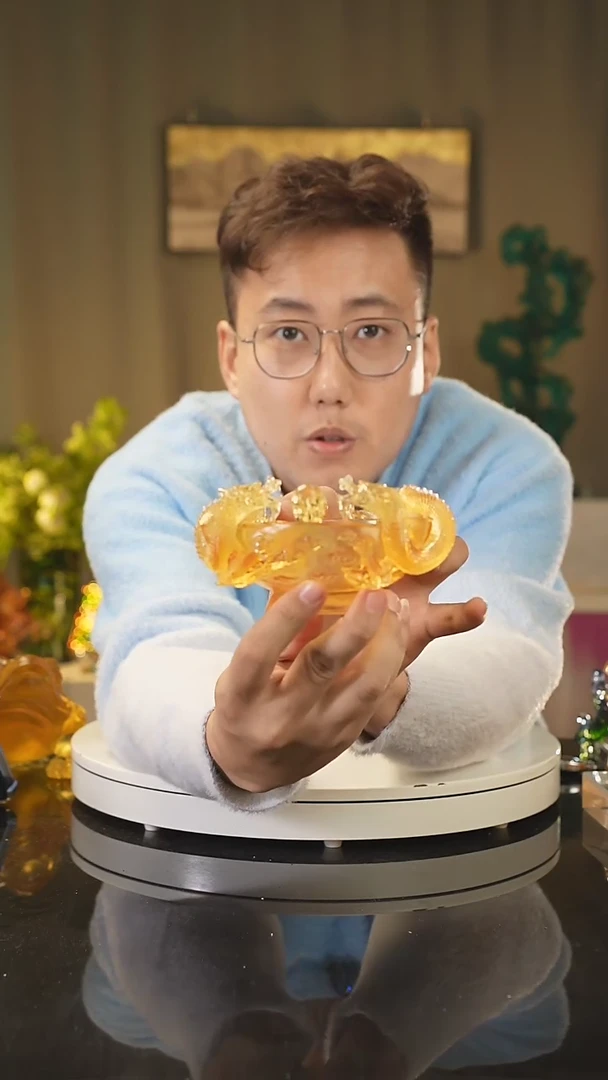 【闪购商品】雅致水晶琉璃 摆件 花器 果盘 茶酒具