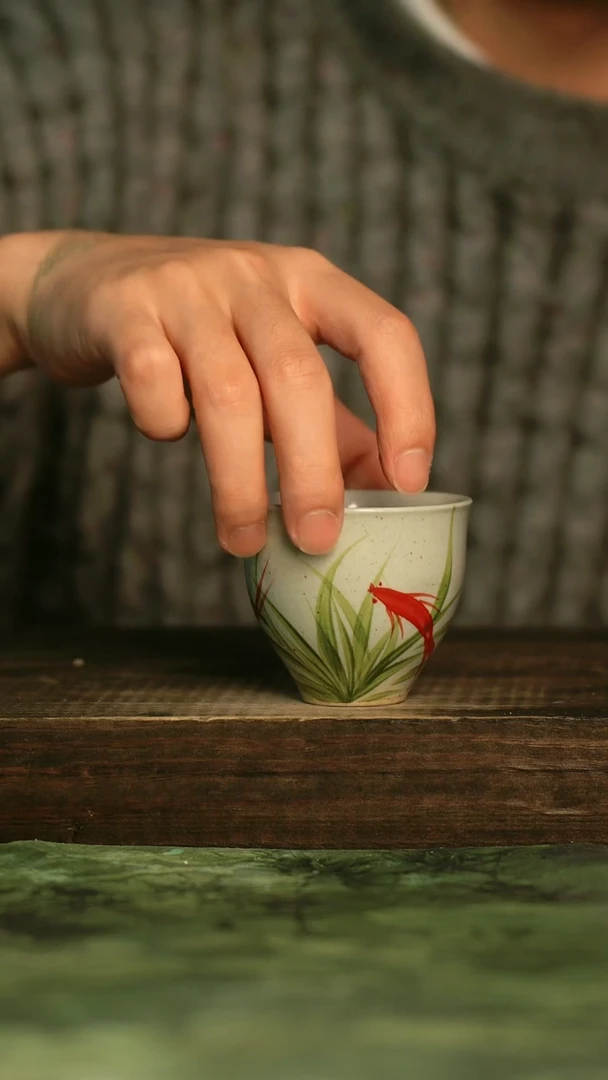 瓷器青诗集手工手绘瓷器