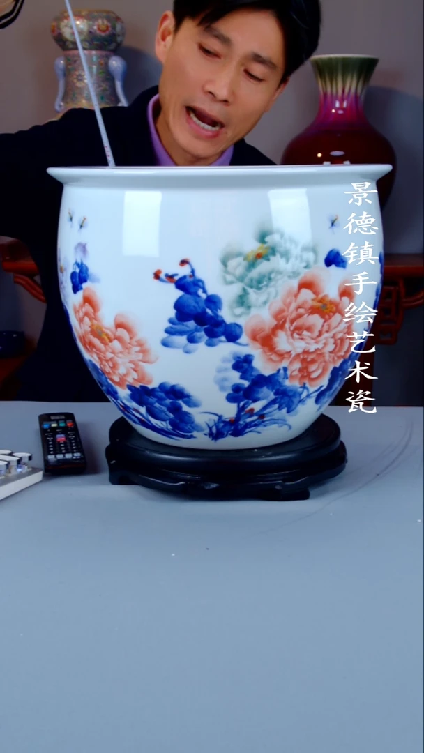 摆件陶瓷景德镇手工手绘陶瓷摆件51