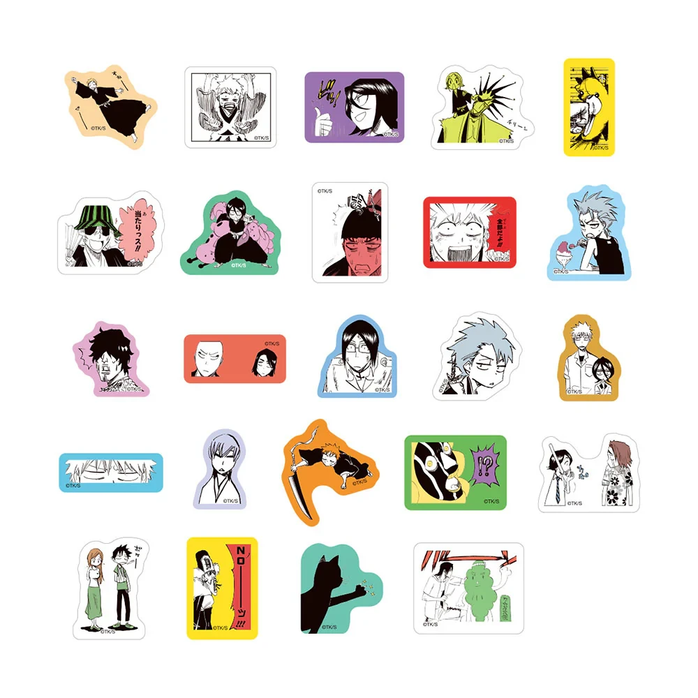 【日谷国现】BLEACH死神 搞笑小贴纸 套装 48枚入