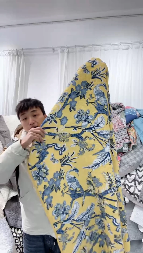 棉220*230纯棉床盖42号微瑕