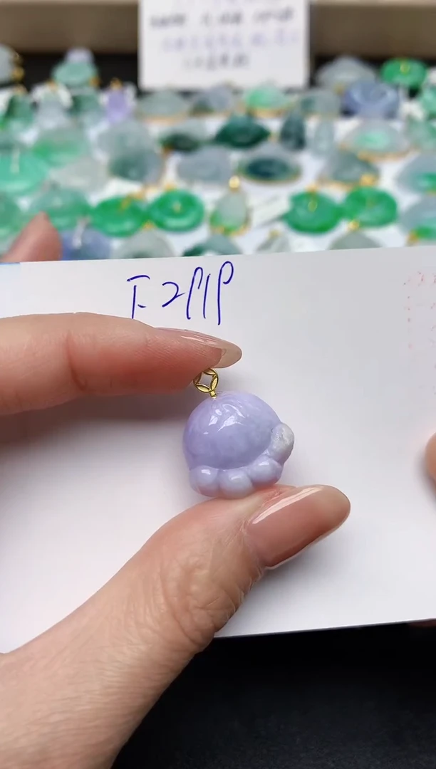 颈饰未镶嵌翡翠天然缅甸A货翡翠百元以上9元证书费自理