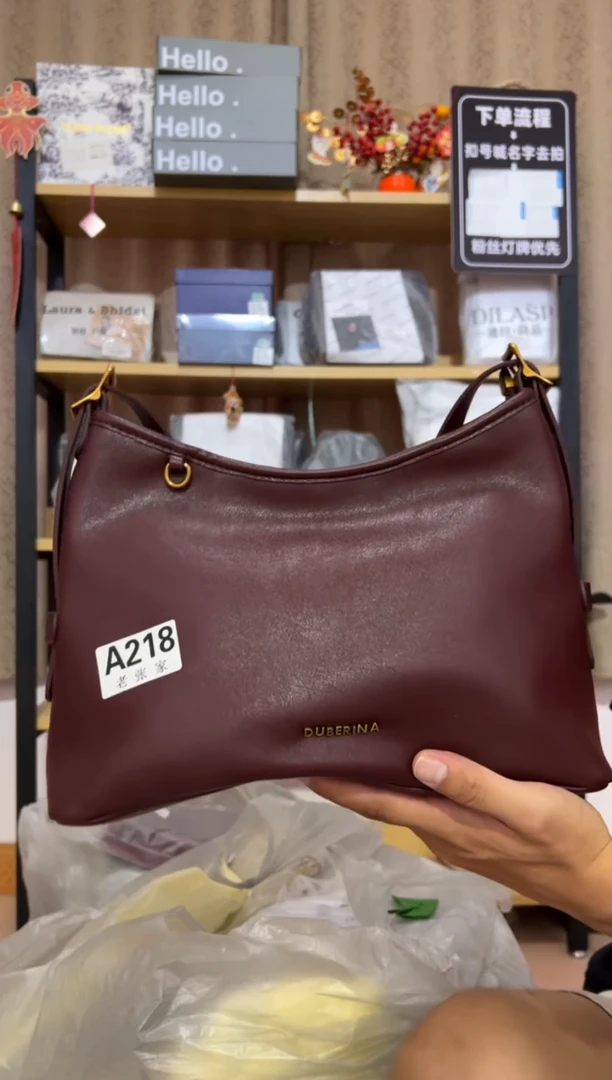 小牛剖层皮革老张家女包218