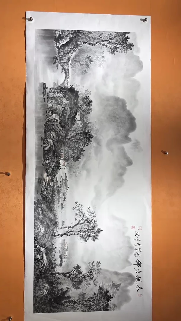 国画刘金玉老师亲笔手绘