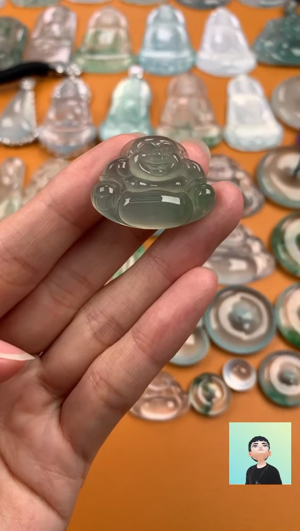 翡翠未镶嵌颈饰20.2-28-6.2